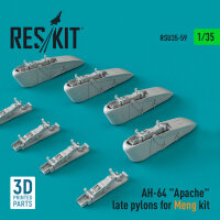 AH-64 Apache late pylons for Meng kit (3D Printed)
