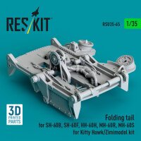Folding tail for SH-60B, SH-60F, HH-60H, MH-60R, MH-60S (3D Printed) for Kitty Hawk / Zimi Model