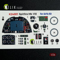 Spitfire Mk VIII interior 3D decals for Airfix kit