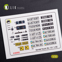 ZiL-131 series interior and exterior 3D decals for any kit