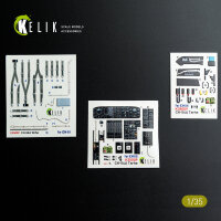 CH-54A Tarhe interior 3D decals for ICM kit