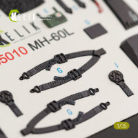 MH-60L Black Hawk interior 3D decals for Kitty Hawk / Zimimodel kit