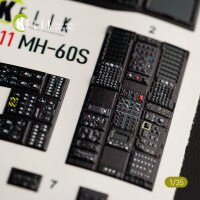 MH-60S Knight Hawk interior 3D decals for Kitty Hawk / Zimimodel kit