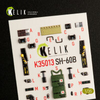 SH-60B interior 3D decals for Kitty Hawk / Zimimodel kit