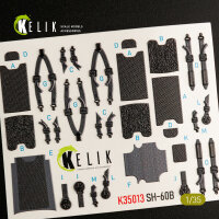 SH-60B interior 3D decals for Kitty Hawk / Zimimodel kit