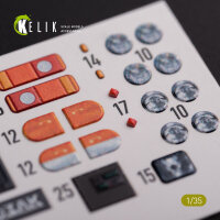 Kozak-001 Ukrainian MRAP 3D decals for ICM kit