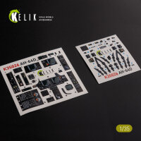 AH-64D Apache interior 3D decals for Meng kit