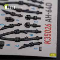 AH-64D Apache interior 3D decals for Meng kit