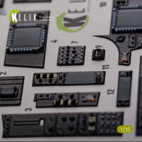 AH-64D Apache interior 3D decals for Meng kit