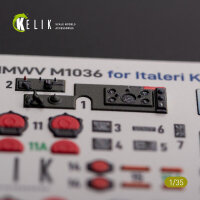 “HUMVEE” HMMWV M1036 with TOW Nato green version Interior 3D Decal for Italeri kit