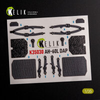 AH-60L DAP interior 3D decals for Academy kit