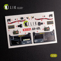 UH-60L interior 3D decals for Academy kit