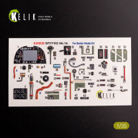 Spitfire Mk.VB - interior 3D decals for Border Models kit