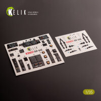 AH-64E Apache interior 3D decals for Takom kit