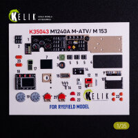 M1240A M-ATV - interior 3D decals for RFM kit