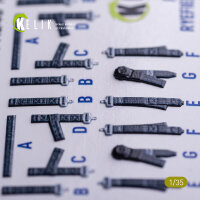 M1240A M-ATV seat belts - interior 3D decals for RFM kit