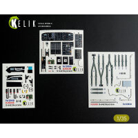 S-64E Skycrane - interior 3D decals for ICM kit