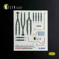 S-64E Skycrane - interior 3D decals for ICM kit