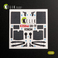 UH-1Y VENOM - interior 3D decals for Trumpeter