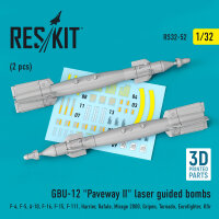 GBU-12 Paveway II laser guided bombs (2 pcs) (F-4, F-5,...