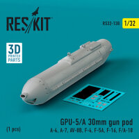 GPU-5/A 30mm gun pod (1 pcs) (A-4, A-7, AV-8B, F-4, F-5A,...