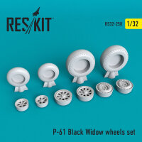 P-61 Black Widow wheels set