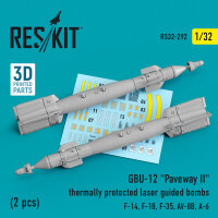 GBU-12 Paveway II thermally protected laser guided bombs...