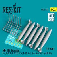 Mk.82 bombs (6 pcs) (F-4, F-5, F-8, F-15, F-16, F-18,...