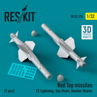 Red Top missiles (2 pcs) (EE Lightning, Sea Vixen, Hawker...