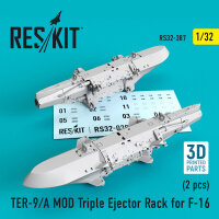 TER-9/A MOD Triple Ejector Rack for F-16 (2 pcs) (3D...