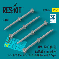 AIM-120C (C-7) AMRAAM missiles (4 pcs) (F-16, F-15,...