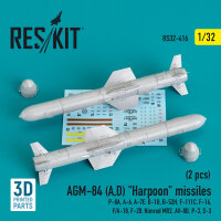 AGM-84 (A,D) Harpoon missiles (2 pcs) (P-8A, A-6, A-7E,...