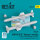 AGM-84 (A,D) Harpoon missiles (2 pcs) (P-8A, A-6, A-7E, B-1B, B-52H, F-111C, F-16, F/A-18, F-20, Nimrod MR2, AV-8B, P-3, S-3) (3D Printed)