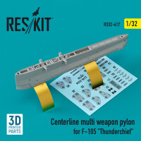 Centerline multi weapon pylon for F-105 Thunderchief (3D...