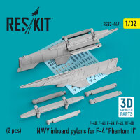 NAVY inboard pylons for F-4 Phantom II (2 pcs) (F-4B,...