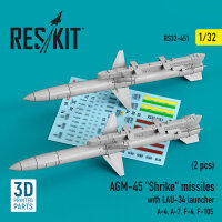 AGM-45 Shrike missiles with LAU-34 launcher (2 pcs) (A-4,...