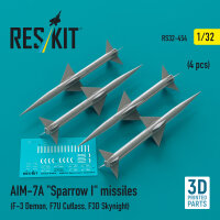 AIM-7A Sparrow I missiles (4 pcs) (F-3 Demon, F7U...
