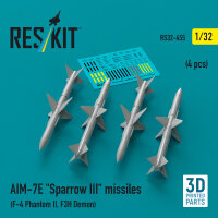 AIM-7E Sparrow III missiles (4 pcs) (F-4 Phantom II, F3H...