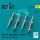 AIM-7E Sparrow III missiles (4 pcs) (F-4 Phantom II, F3H Demon) (3D Printed)