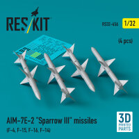 AIM-7E-2 Sparrow III missiles (4 pcs) (F-4, F-15, F-16,...