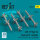 AIM-7F High Vis Sparrow III missiles (4 pcs) (F-4, F-5, F-15, F-16, F-14, F/A-18) (3D Printed)