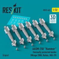 AASM-250 Hammer thermally protected bombs (6 pcs) (Mirage...