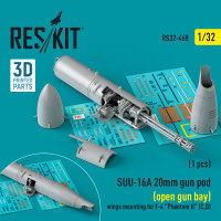 SUU-16A 20mm gun pod (open gun bay) wings mounting for...