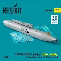 SUU-16A 20mm gun pod (close gun bay) with centerline...