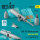 SUU-16A 20mm gun pod (open gun bay) with centerline pylon for F-4 Phantom II (C,D) (1 pcs) (3D Printed)