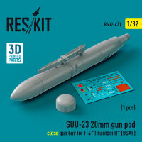 SUU-23 20mm gun pod (close gun bay) for F-4 Phantom II...
