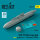 SUU-23 20mm gun pod (close gun bay) for F-4 Phantom II (USAF) (1 pcs) (3D Printed)