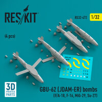 GBU-62 (JDAM-ER) bombs (4 pcs) (F/A-18, F-16, MiG-29,...