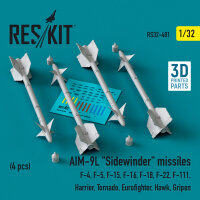 AIM-9L Sidewinder missiles (4 pcs) (F-4, F-5, F-15, F-16,...