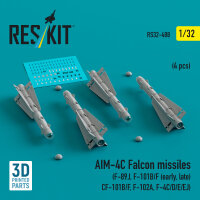 AIM-4C Falcon missiles (4 pcs) (F-89J, F-101B/F (early,...